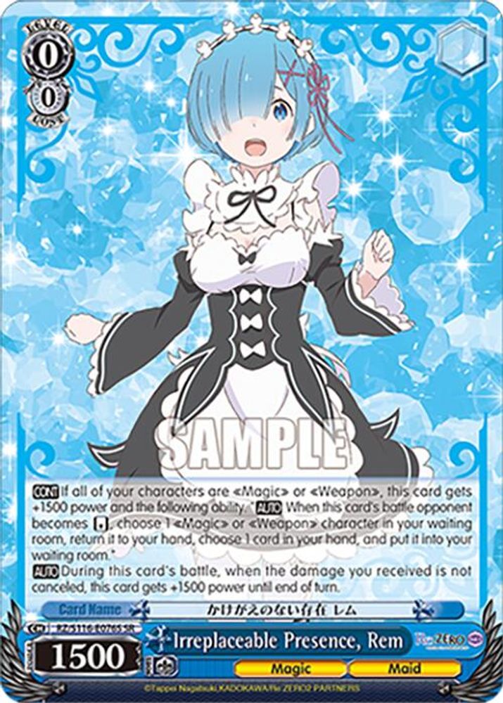 Irreplaceable Presence, Rem (SR), Standard, front