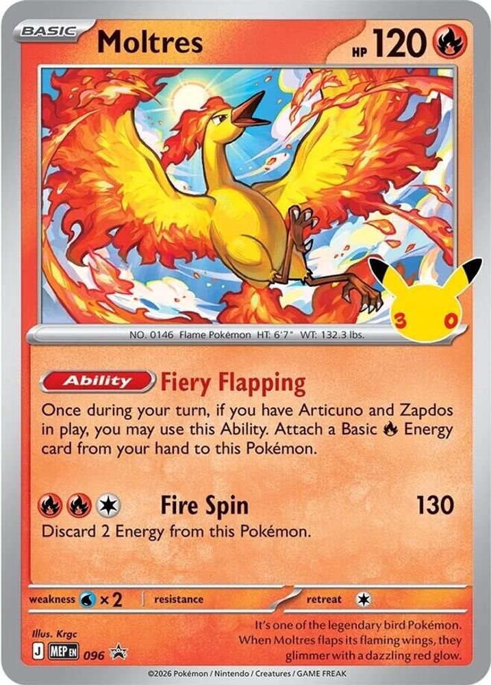 Moltres - 096 (30th Celebration)