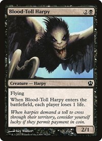 Blood-Toll Harpy, Theros