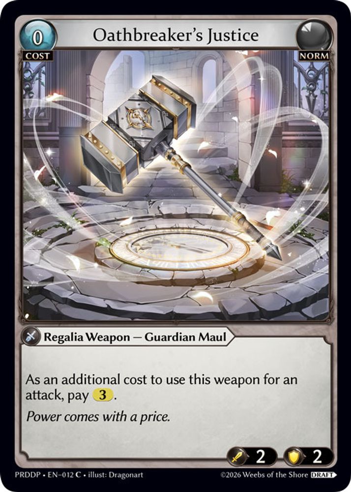 Oathbreaker's Justice, Standard, front