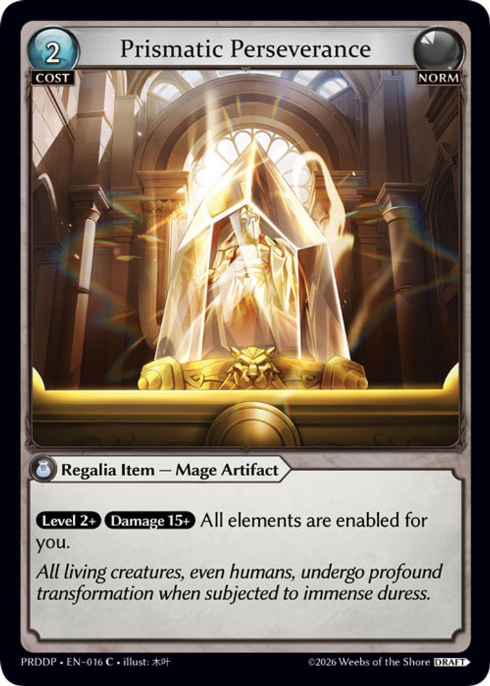 Prismatic Perseverance, Standard, front