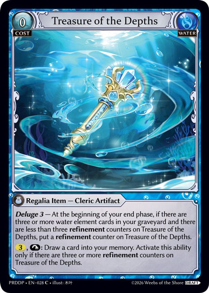 Treasure of the Depths, Standard, front