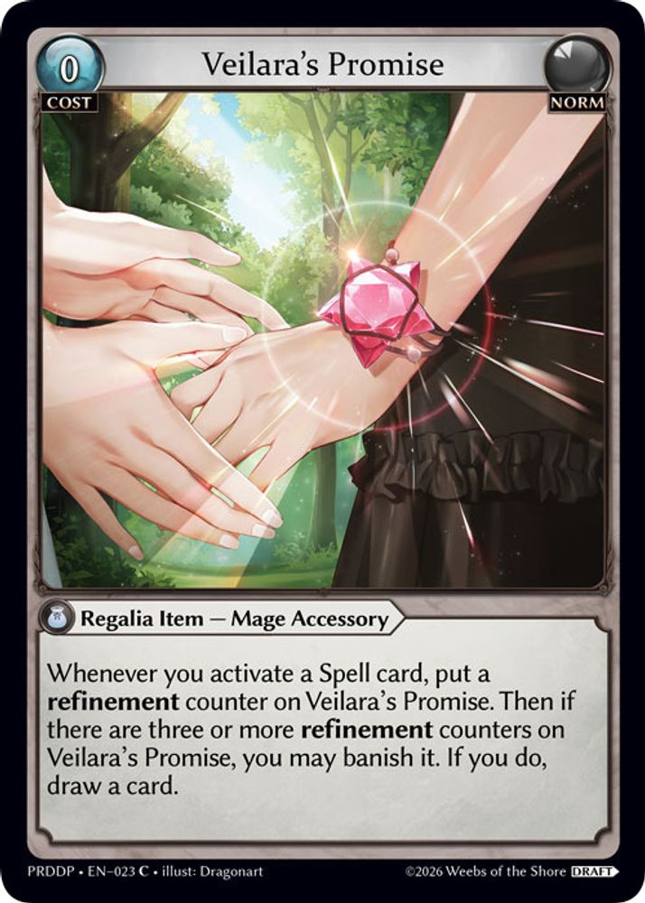 Veilara's Promise, Standard, front