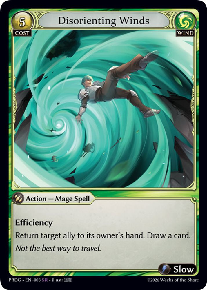Disorienting Winds, Standard, front