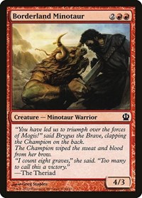 Borderland Minotaur, Theros