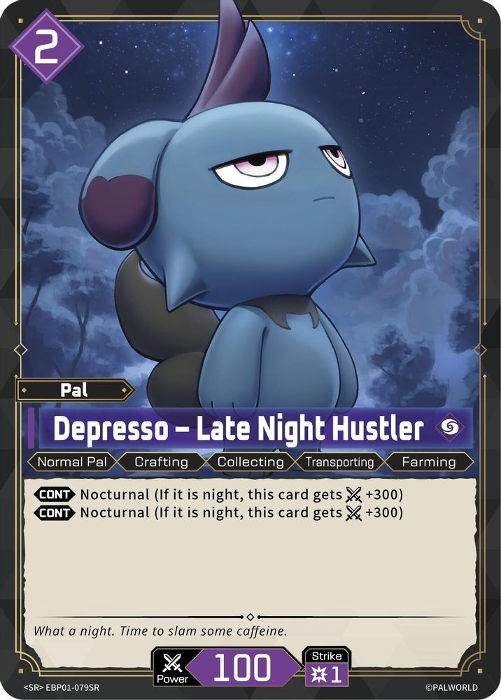 Depresso - Late Night Hustler (SR), Foil, front