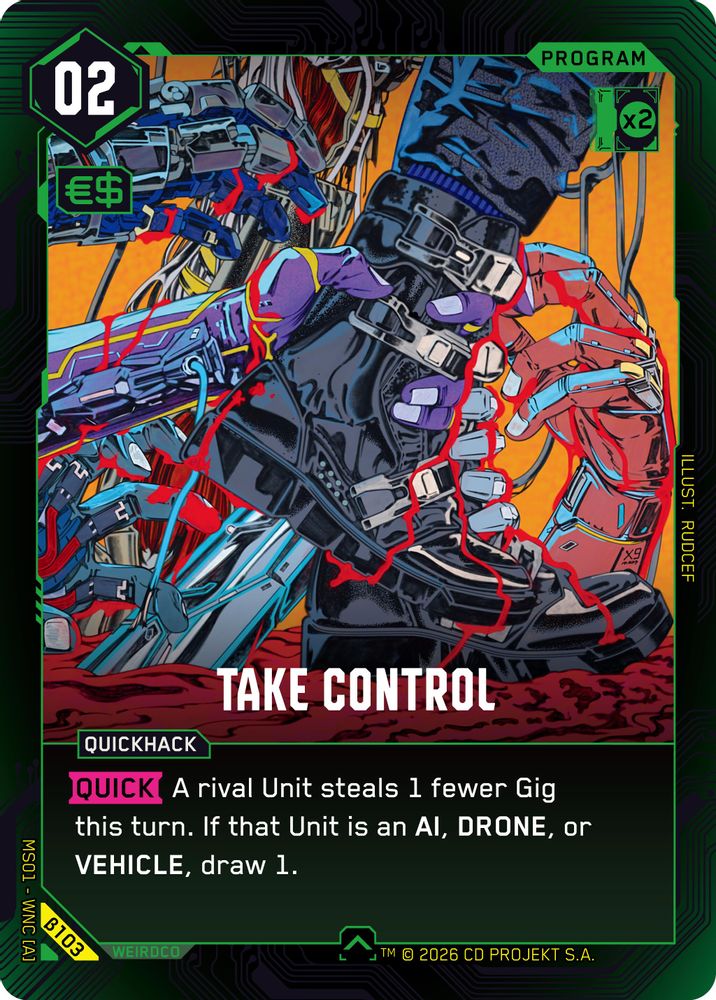 Take Control, Standard, front