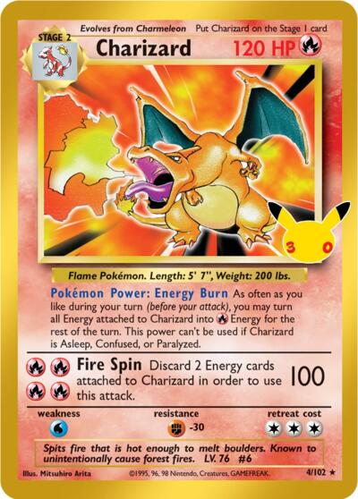 Charizard, Card 4/102