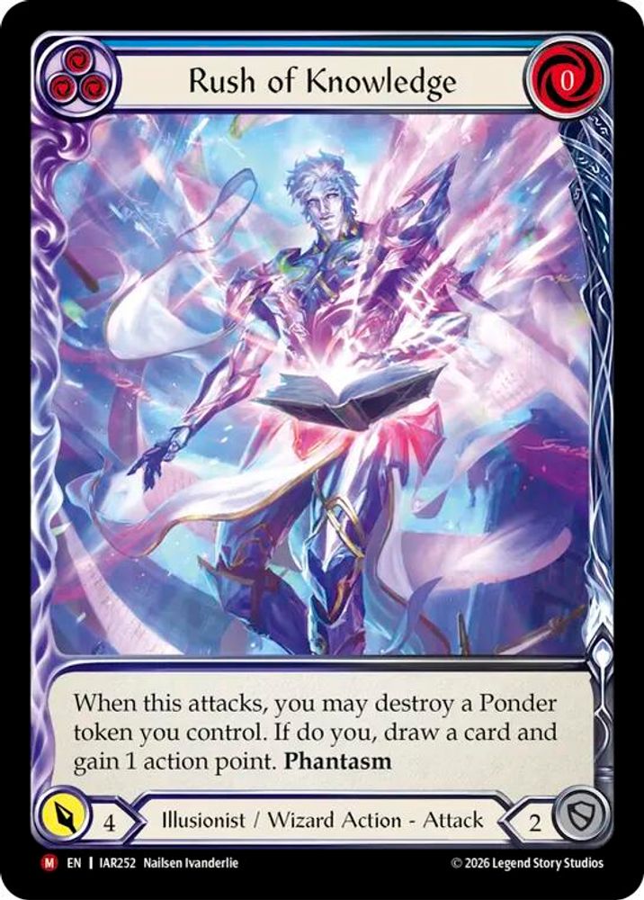 Rush of Knowledge (Extended Art), Rainbow-foil, front