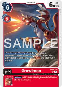 Growlmon card art