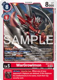 WarGrowlmon card art