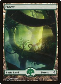 Forest (246) - Full Art, Zendikar