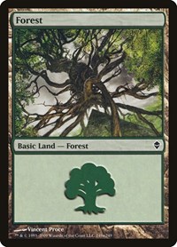 Forest (249a), Zendikar