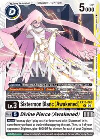 Sistermon Blanc (Awakened) // Divine Pierce (Awakened) card art