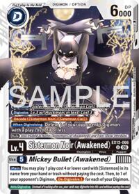 Sistermon Noir (Awakened) // Mickey Bullet (Awakened) card art