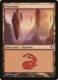 Mountain (242a), Zendikar