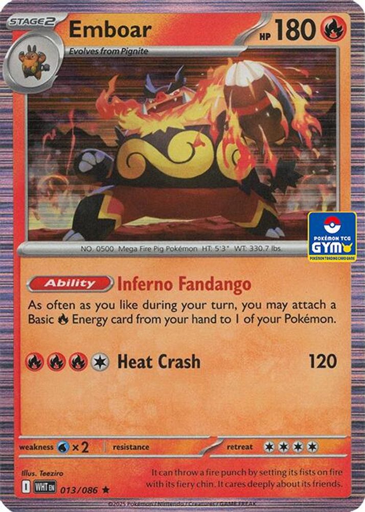 Emboar - 013/086 (GYM)