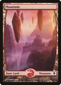 Mountain (242) - Full Art, Zendikar