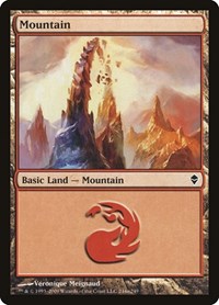 Mountain (244a), Zendikar