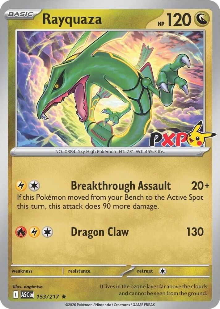 Rayquaza - 153/217 (Cosmos Holo)