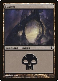 Swamp (238a), Zendikar