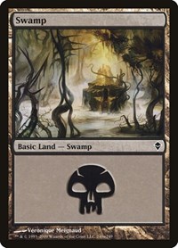 Swamp (240a), Zendikar