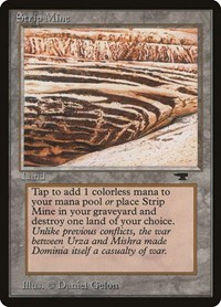 Strip Mine (No Horizon), Antiquities
