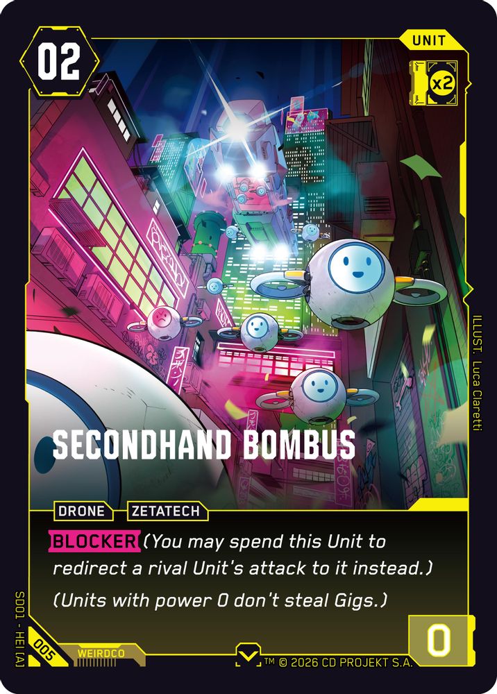 Secondhand Bombus, Standard, front