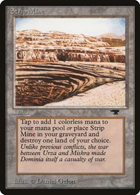 Strip Mine (Uneven Horizon), Antiquities