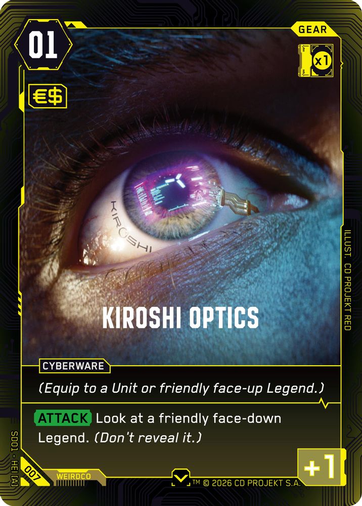 Kiroshi Optics, Standard, front