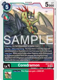 Coredramon - EX13-039 card art