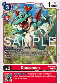 Dracomon card art