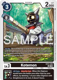 Kotemon card art