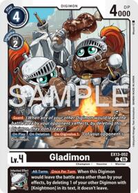 Gladimon card art