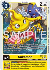 Sukamon card art
