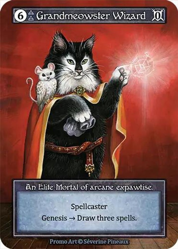 Grandmeowster Wizard (Foil), Standard, front