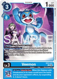 Veemon card art