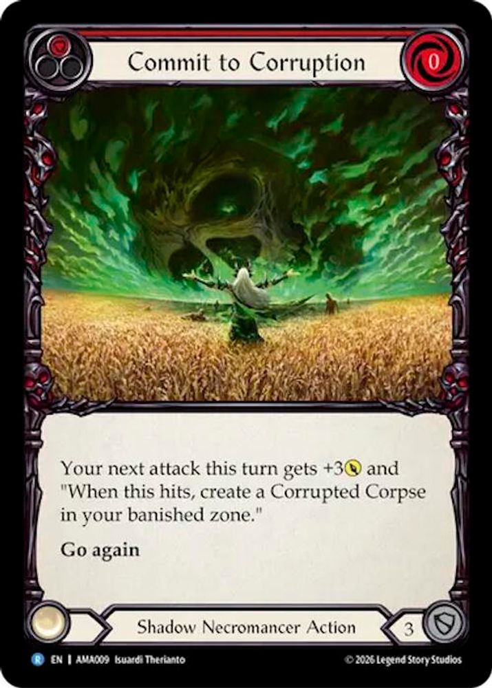 Commit to Corruption, Standard, front