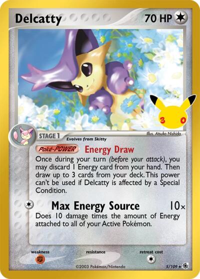 Delcatty, Card 5/109