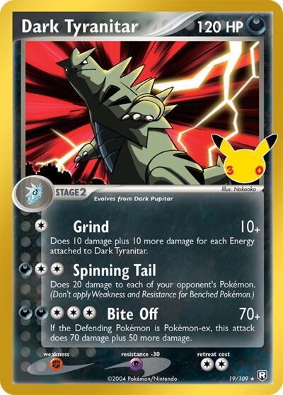 Dark Tyranitar, Card 19/109