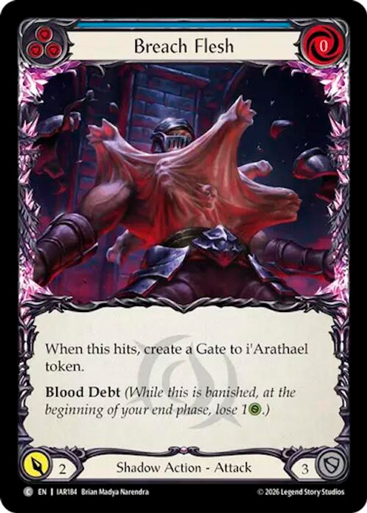 Breach Flesh (Blue), Standard, front