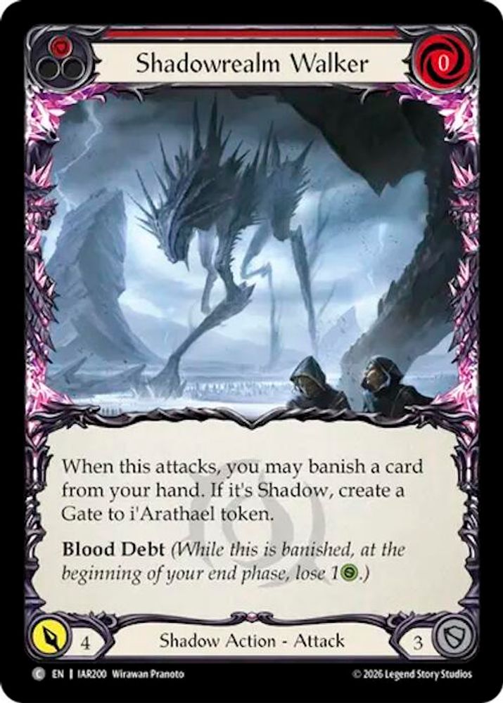 Shadowrealm Walker (Red), Standard, front