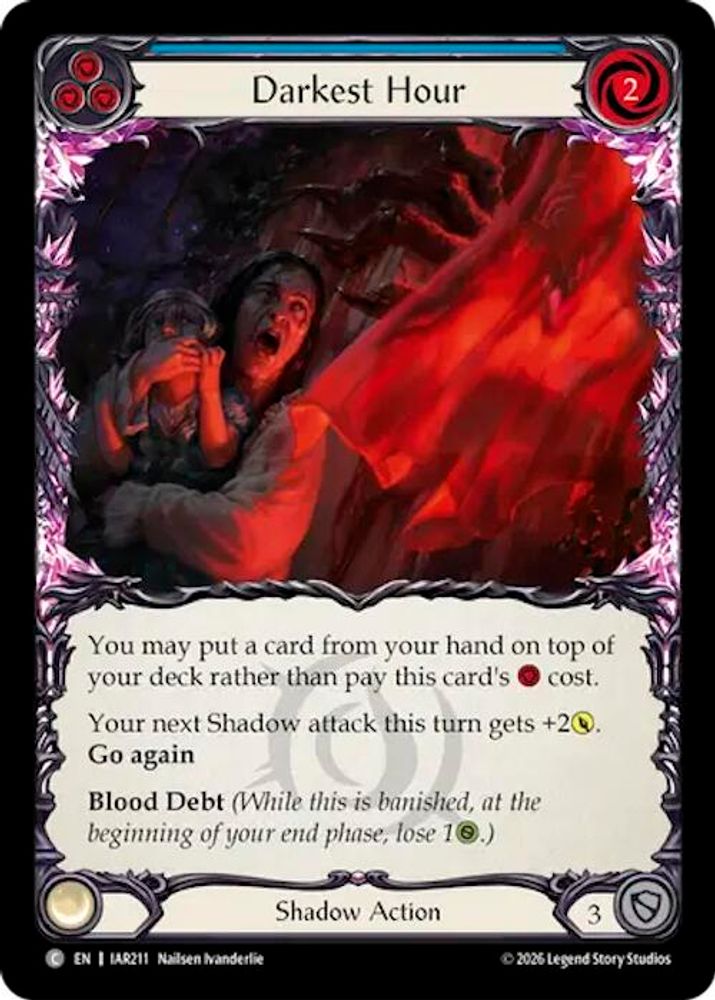 Darkest Hour (Blue), Standard, front