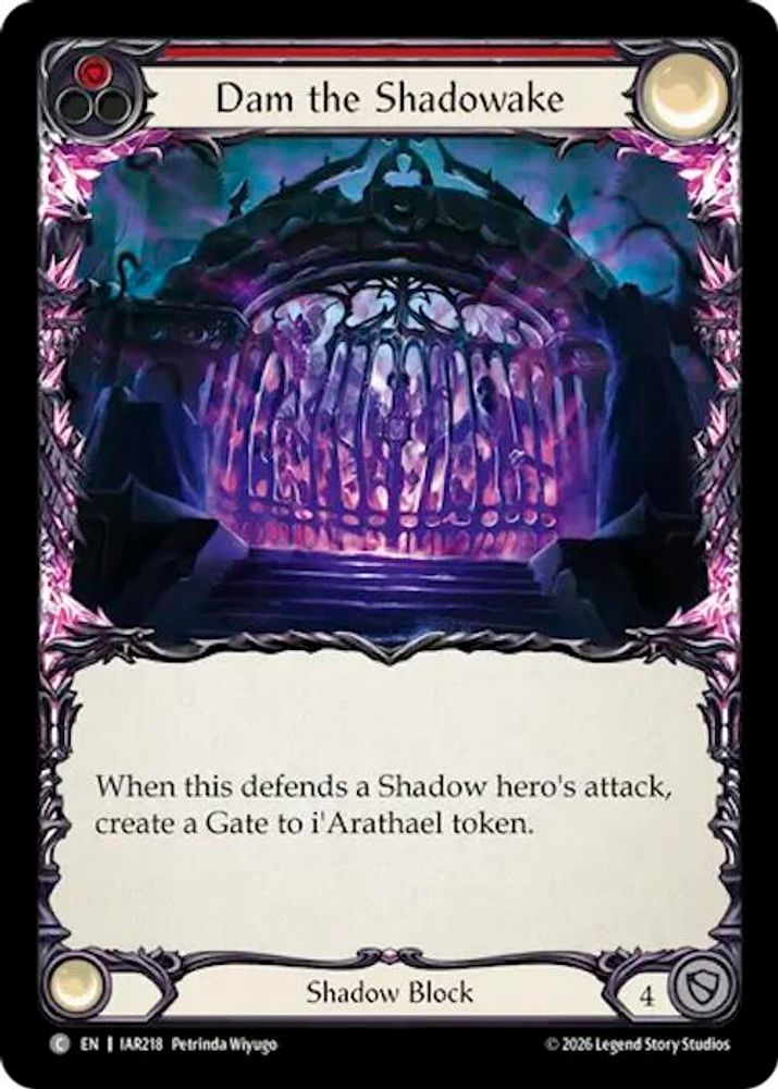 Dam the Shadowake (Red), Standard, front