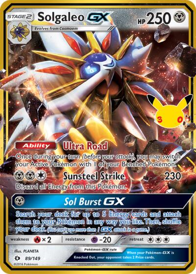 Solgaleo GX, Card 89/149