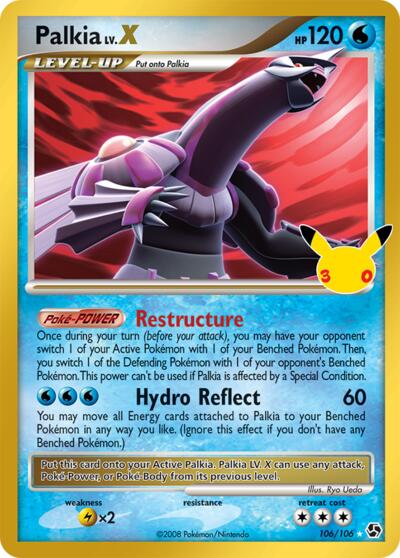 Palkia LV.X, Card 106/106