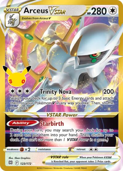 Arceus VSTAR, Card 123/172