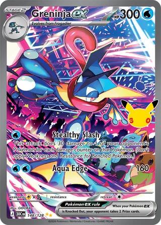 Greninja ex - 148/128, Card 148/128