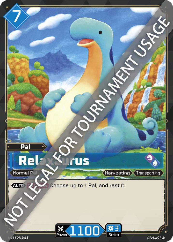 Relaxaurus, Standard, front