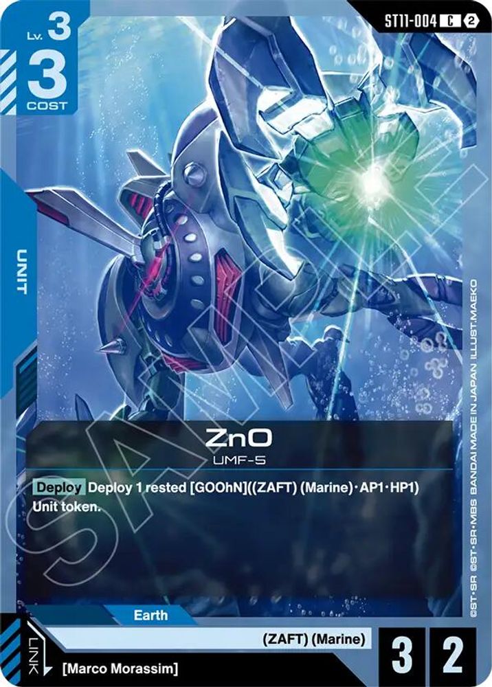 ZnO, Standard, front
